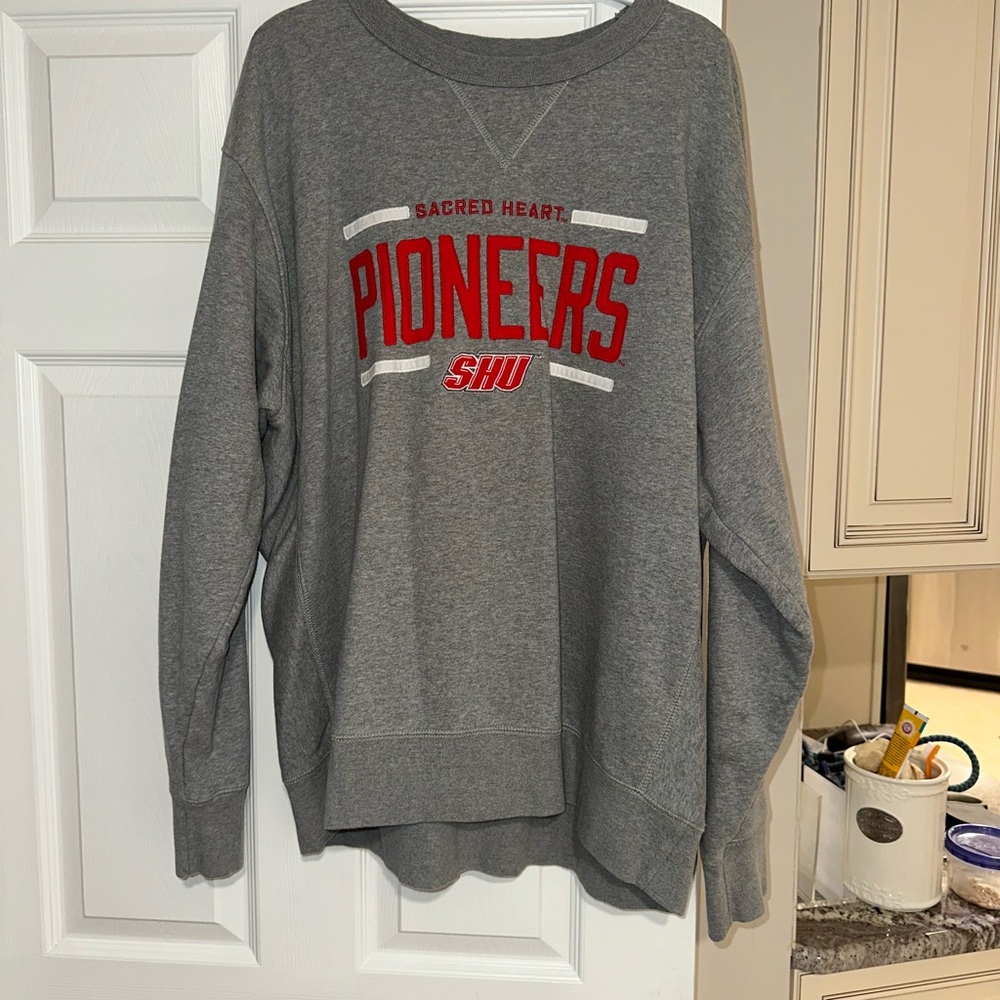 Sacred Heart Pioneers Gray Sweater